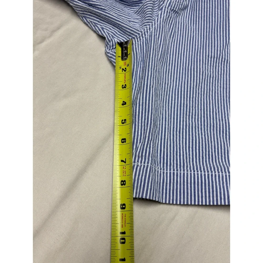 Polo Ralph Lauren Mens 40X9 Seersucker Shorts Blue White Striped Stretch Classic